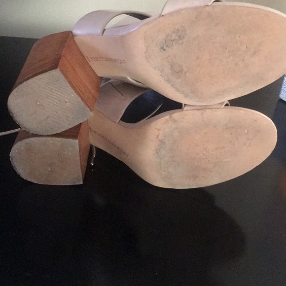 Rebecca Minkoff Nude Slide Sandals - Picture 4 of 5